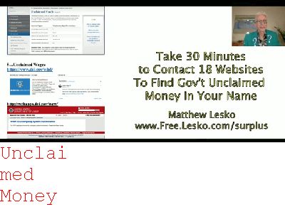 unclaimed Money Md